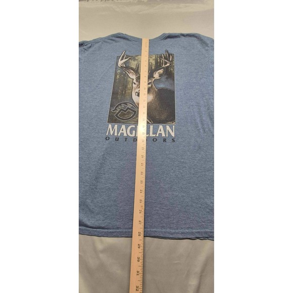 Magellan outdoor men's blue deer hunting‎ graphic t-shirt Unknown Size - Picture 6 of 9